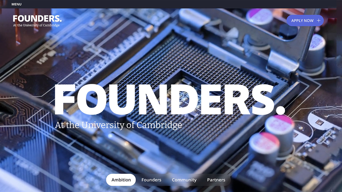 Founders at the University of Cambridge